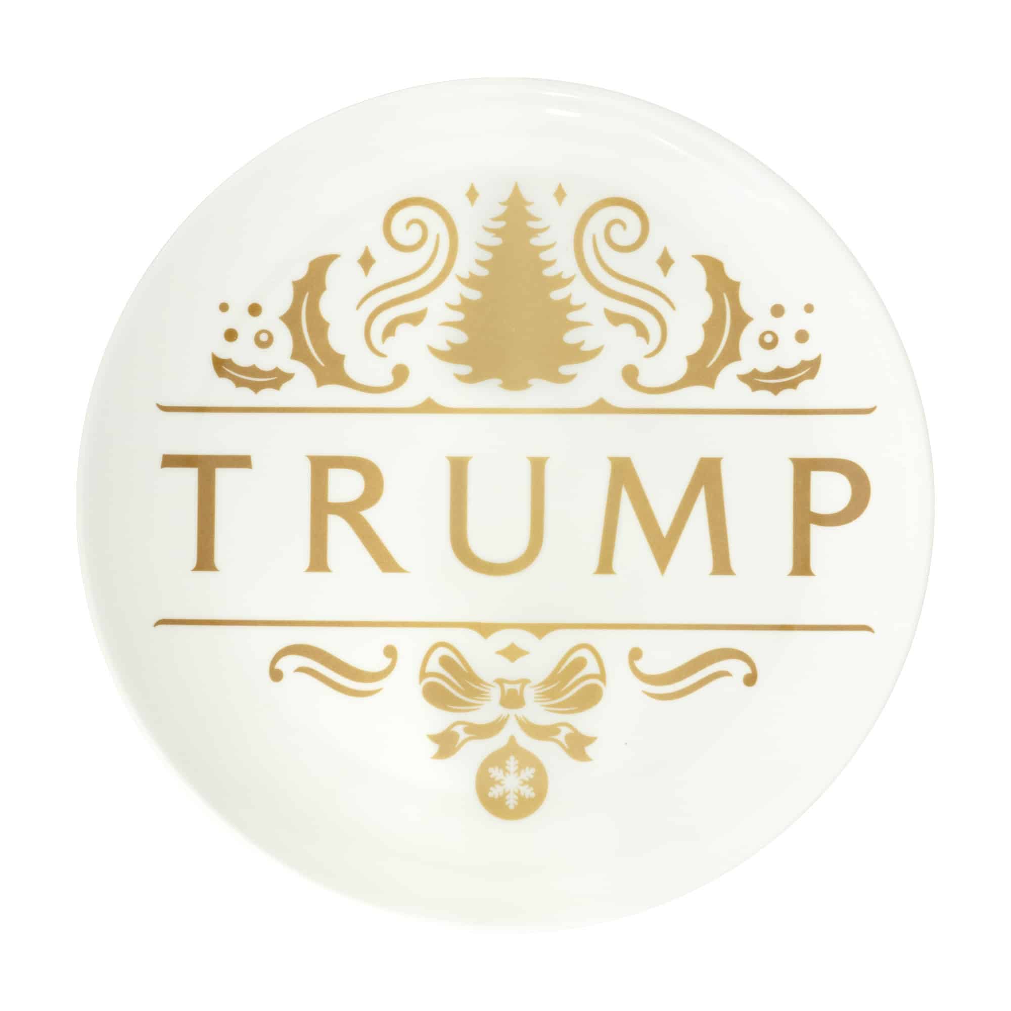 Trump Holiday Melamine Plate Set of 4